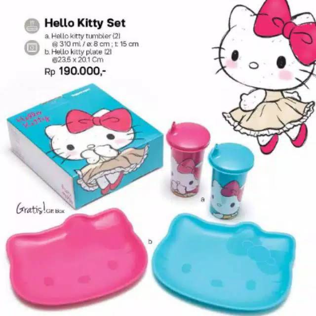 Jual Tupperware Hello Kitty Set