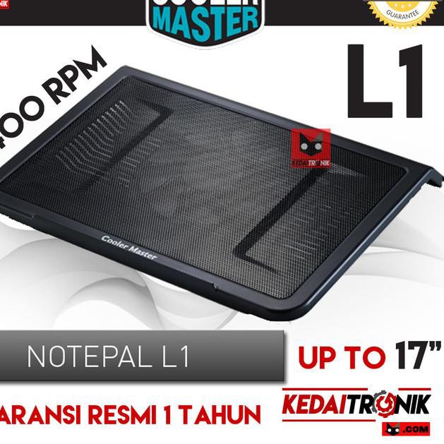 Jual Bagus Dipakai675 COOLER MASTER NOTEPAL L1 Fan Notebook Laptop