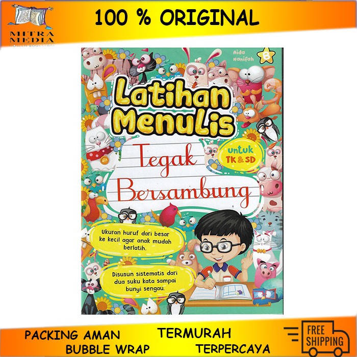 Jual Latihan Menulis Tegak Bersambung | Shopee Indonesia