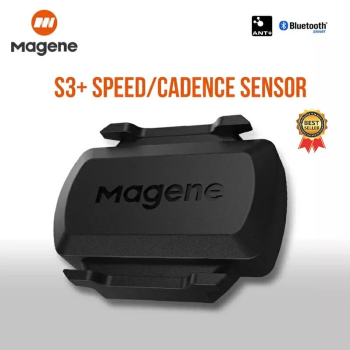 Jual Magene Gemini S3+ Speed Cadence Sensor ANT Bluetooth for Strava