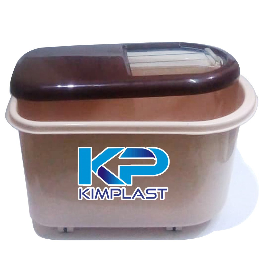 Jual KIMPLAST ORIGINAL Rice Barrel + Roda tempat penyimpan beras ...