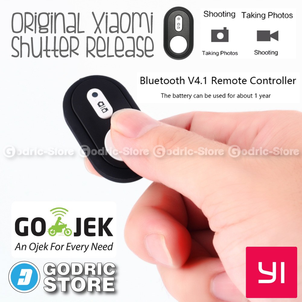 Jual Xiaomi Yi Remote Control Wireless Shutter / Tomsis - Original ...