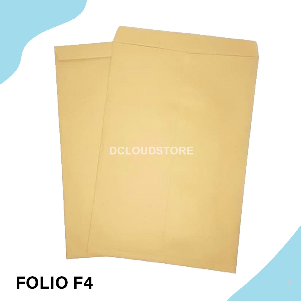 Jual Map Amplop Coklat Lipat Folio F4 Berkualitas Shopee Indonesia