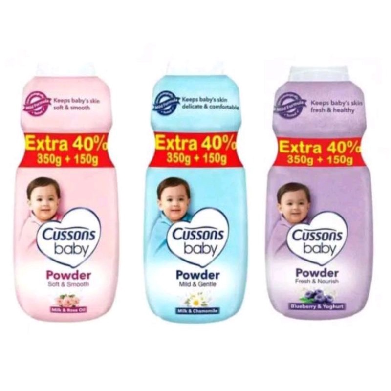 Jual Cussons baby powder 350g + 150g | Shopee Indonesia