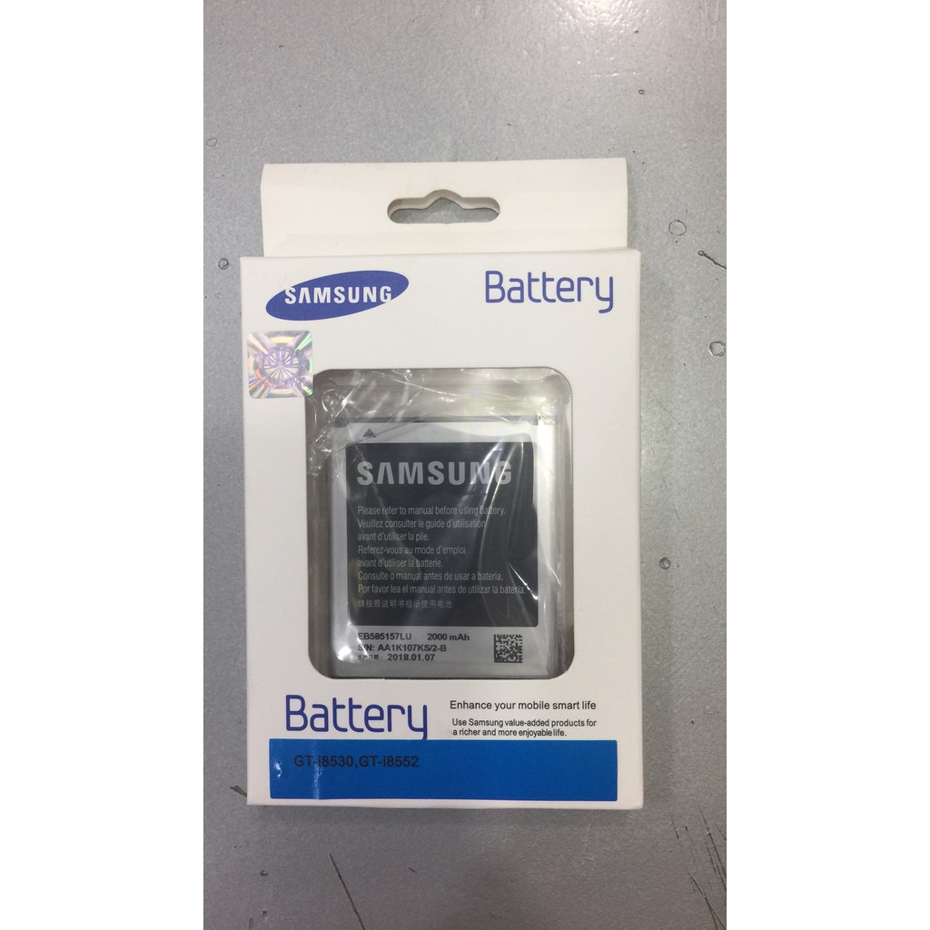 Jual baterai samsung core2 original ( EB585157LU ) | Shopee Indonesia