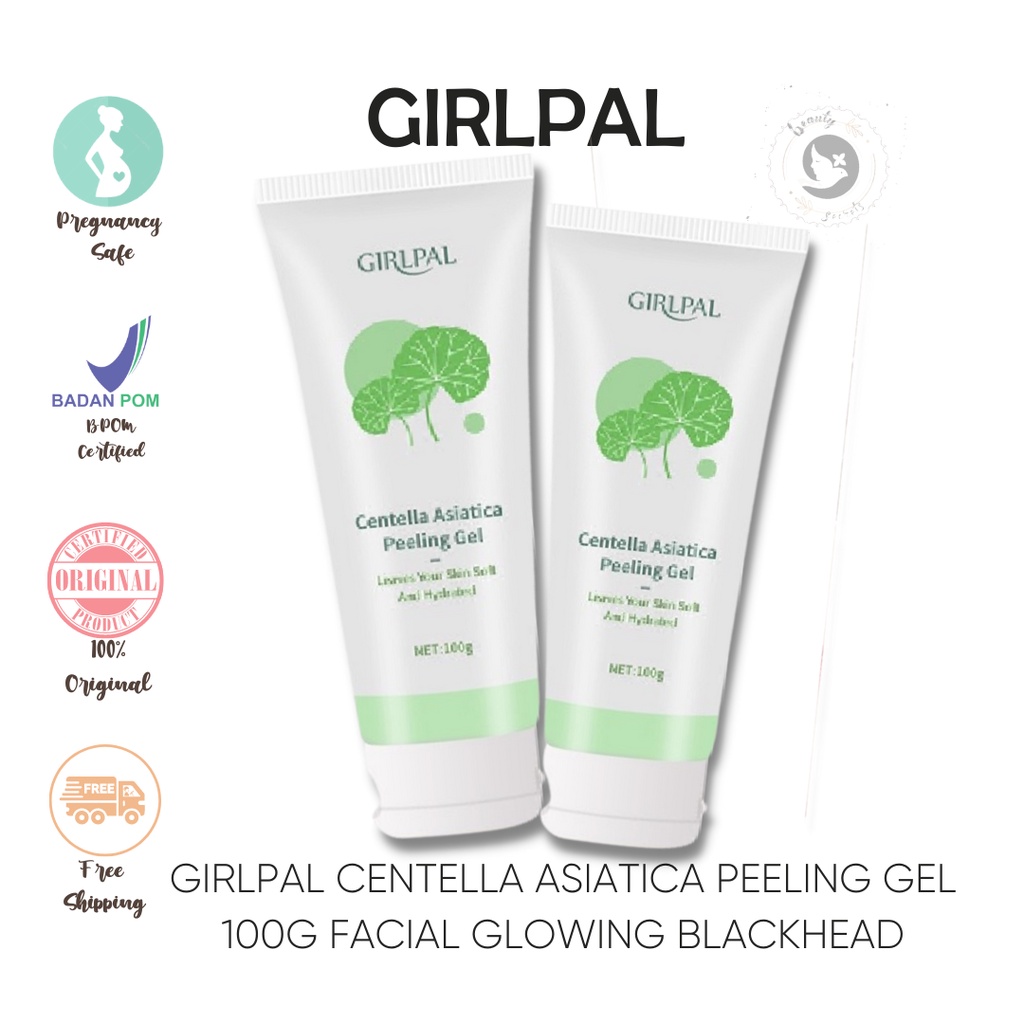 Jual GIRLPAL Centella Asiatica Peeling Gel Facial Glowing Blackhead 100 gr Shopee Indonesia