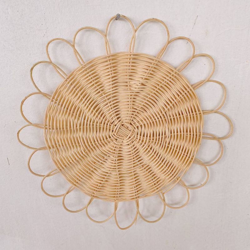 Jual Walldeco Rotan Hiasan Dinding Rotan Placemat | Shopee Indonesia