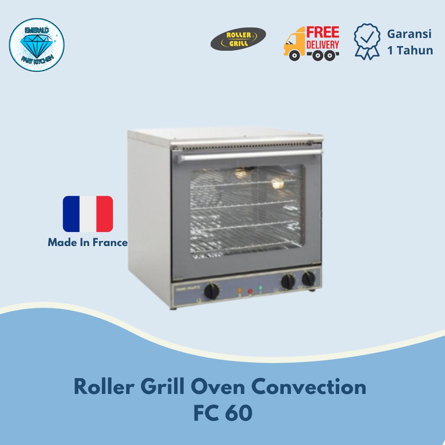 Jual Roller Grill FC 60 Oven Convection Listrik 4 Tray Shopee Indonesia