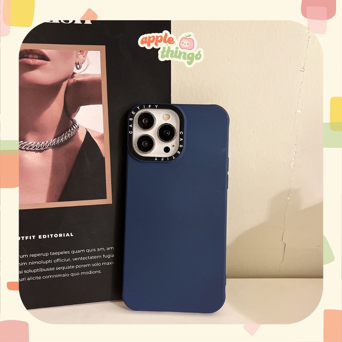 Jual CASETIFY CLASSIC SILICONE CASE In NAVY BLUE - IPhone 11 12 13 14 ...