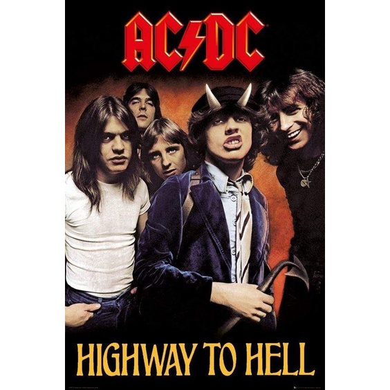 Jual POSTER DINDING AC/DC (BISA CUSTOM GAMBAR) | Shopee Indonesia
