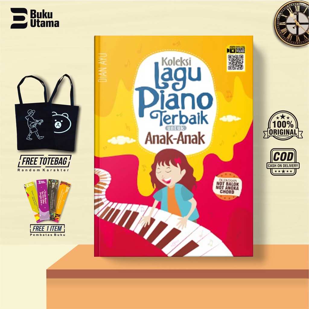 Jual Buku Musik Koleksi Lagu Piano Terbaik Untuk Anak - Anak ...