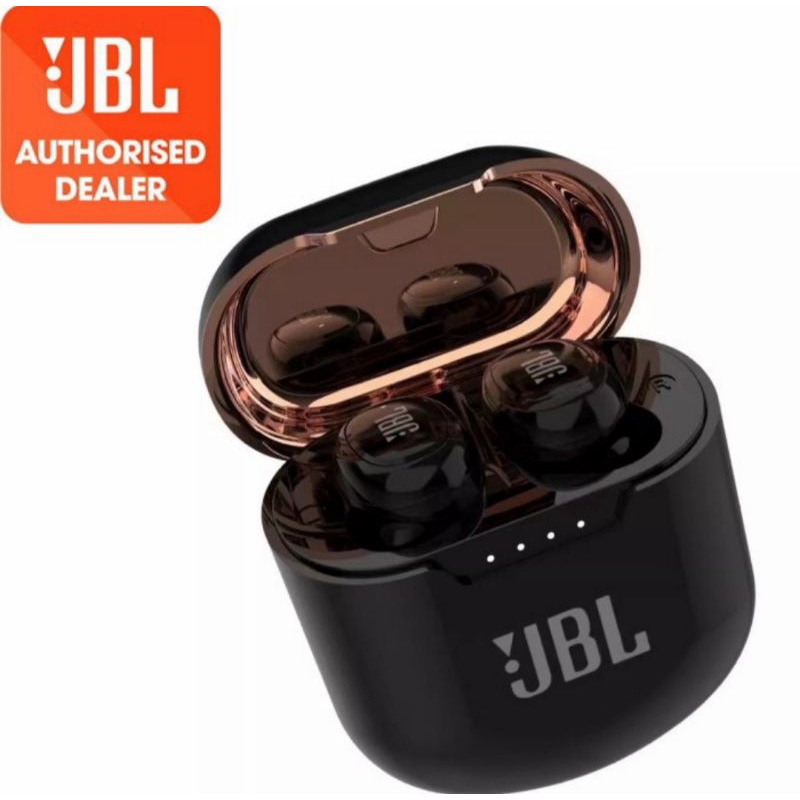 ORIGINAL HEADSET JBL TUNE 316 TWS HEADSET BLUETOOTH WIRELESS EARPHONE EARBUDS SUPERBASS Hitam