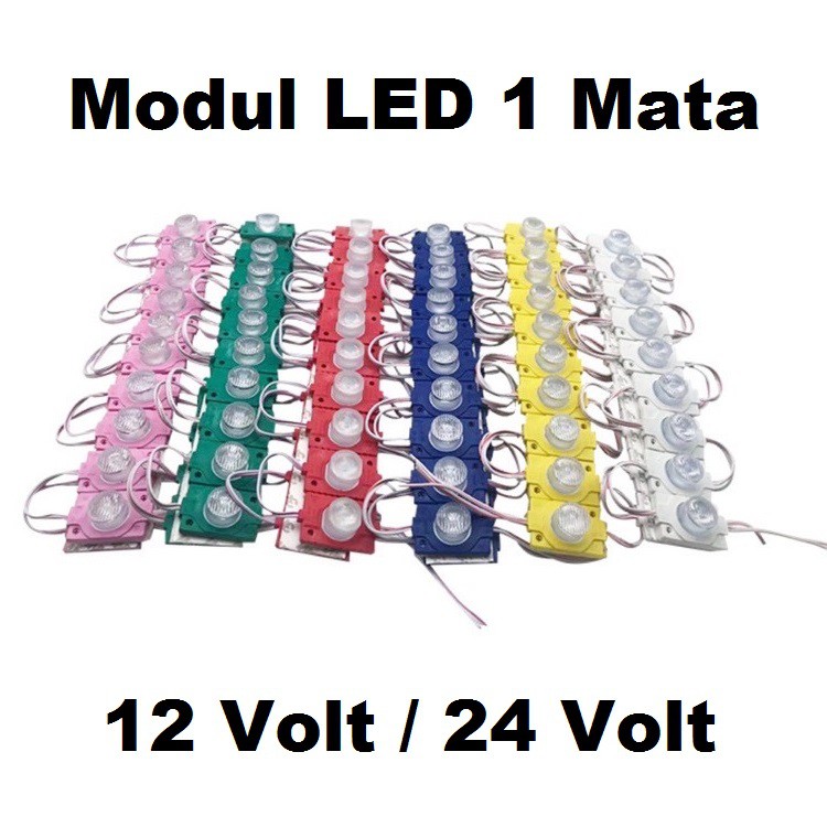 Jual Modul Lampu Led 1 Mata Besar 1 5w 12volt 24volt Waterproof 12v 24v