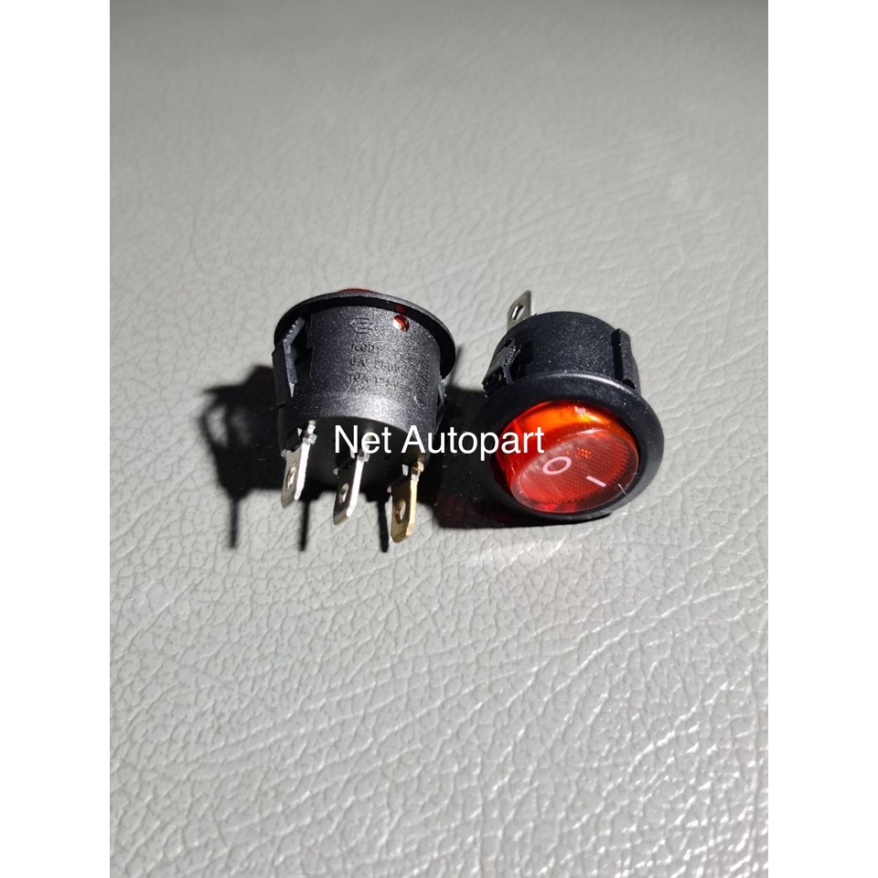 Jual Saklar Switch Bulat On Off 3pin + Lampu 3p | Shopee Indonesia