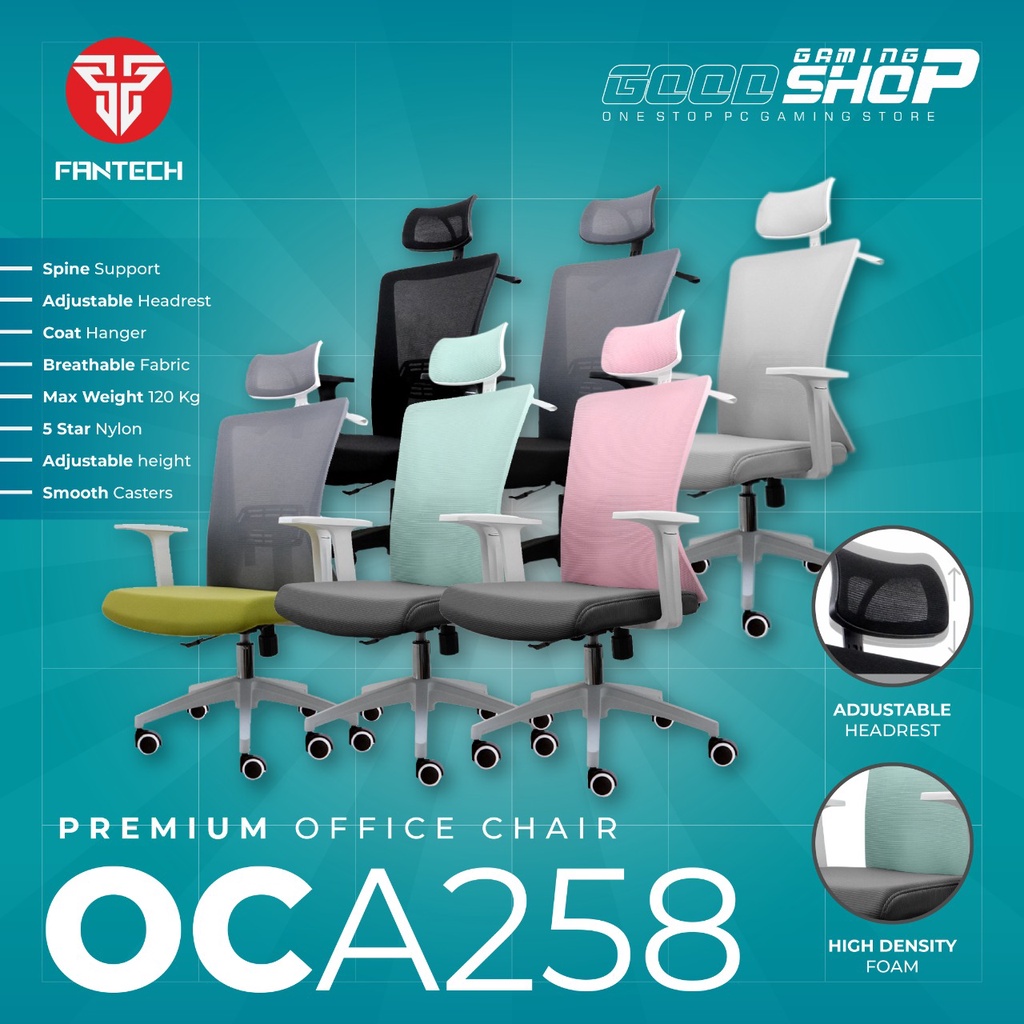 Jual Fantech Kursi Kerja Kantor OCA258 / OCA258 Premium Office Chair