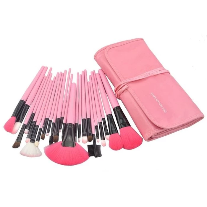 [UNIK88] Make Up for You KUAS DOMPET make up Brush Set isi 24pcs | AutoStock