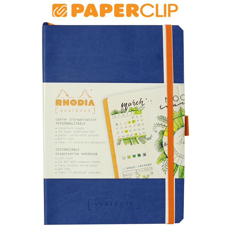 Rhodia Goalbook Journal, A5, Dotted - Sapphire Blue