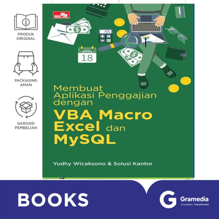 Jual membuat aplikasi penggajian dengan vba macro excel dan mysql