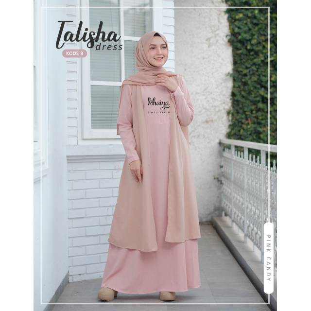 Jual TALISHA DRESS 03 (PINK CANDY) | Shopee Indonesia