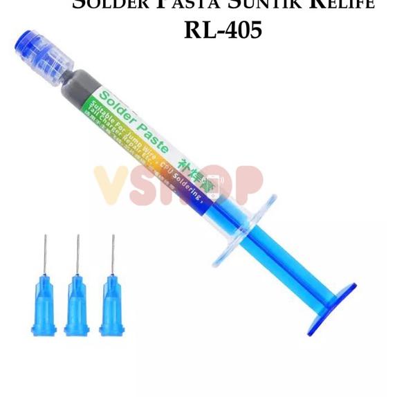 Pâte à Braser (souder) étain RELIFE RL-405 Spécial Jump - Pâte à Souder Universelle Grise, Neuve, Origine Chine