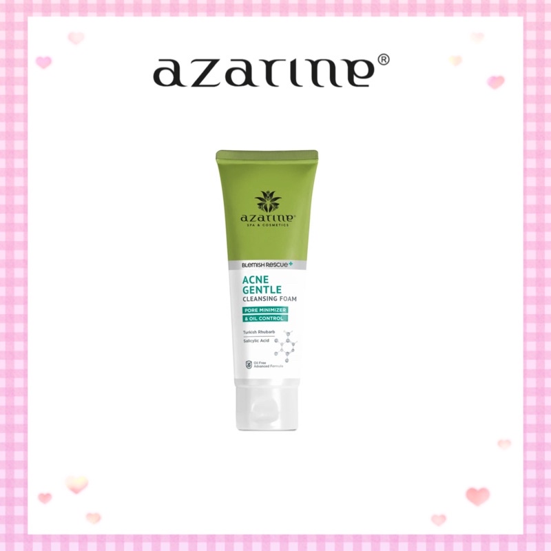 Jual AZARINE Acne Gentle Cleansing Foam 60ml | Shopee Indonesia