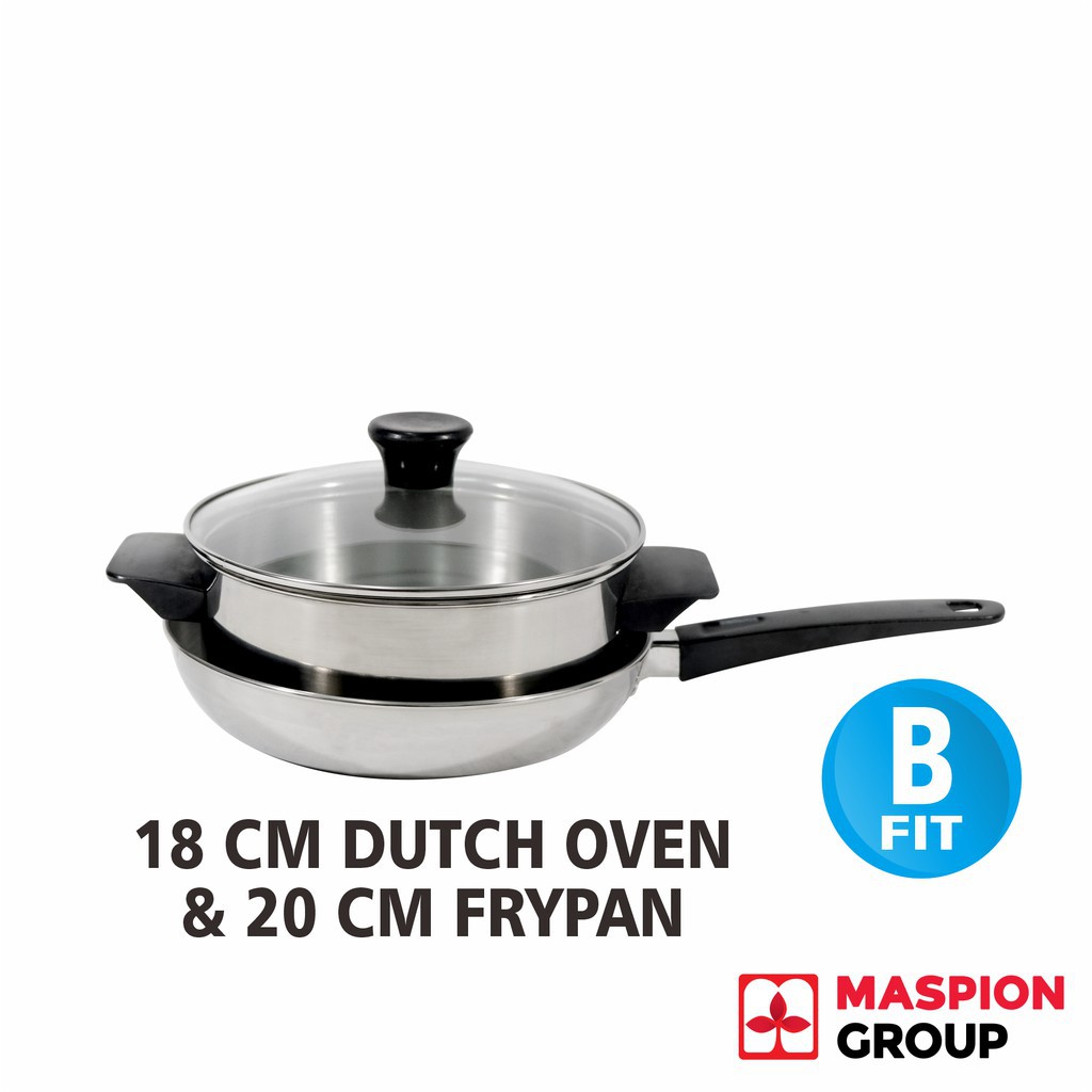 Jual PANDA FIT SET B FRYPAN 20CM+DUCTH OVEN MP | Shopee Indonesia