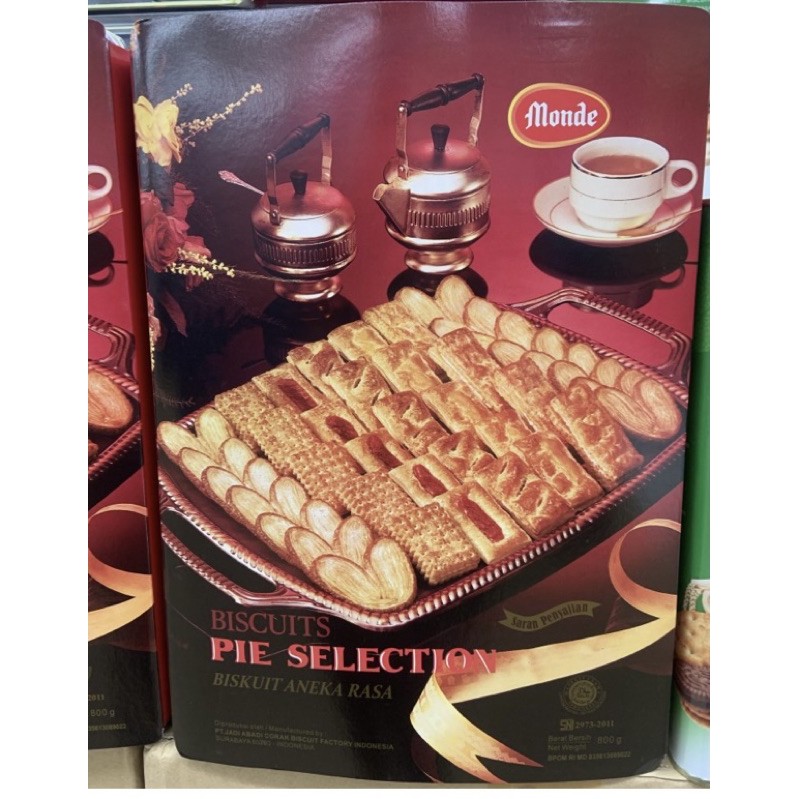 Jual MONDE BISCUIT PIE SELECTION 800GR | Shopee Indonesia