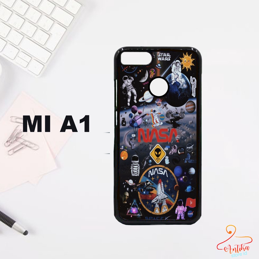 [ANT-12] Case 2D Nasa Xiaomi MIA1 Casing Hp MIA1 Pelindung Hp Hardcase  Glossy XIAOMI A1 All Type