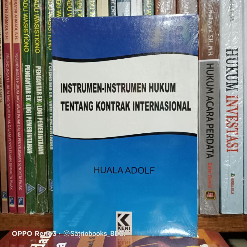 Jual Instrumen Instrumen Hukum Tentang Kontrak Internasional Huala