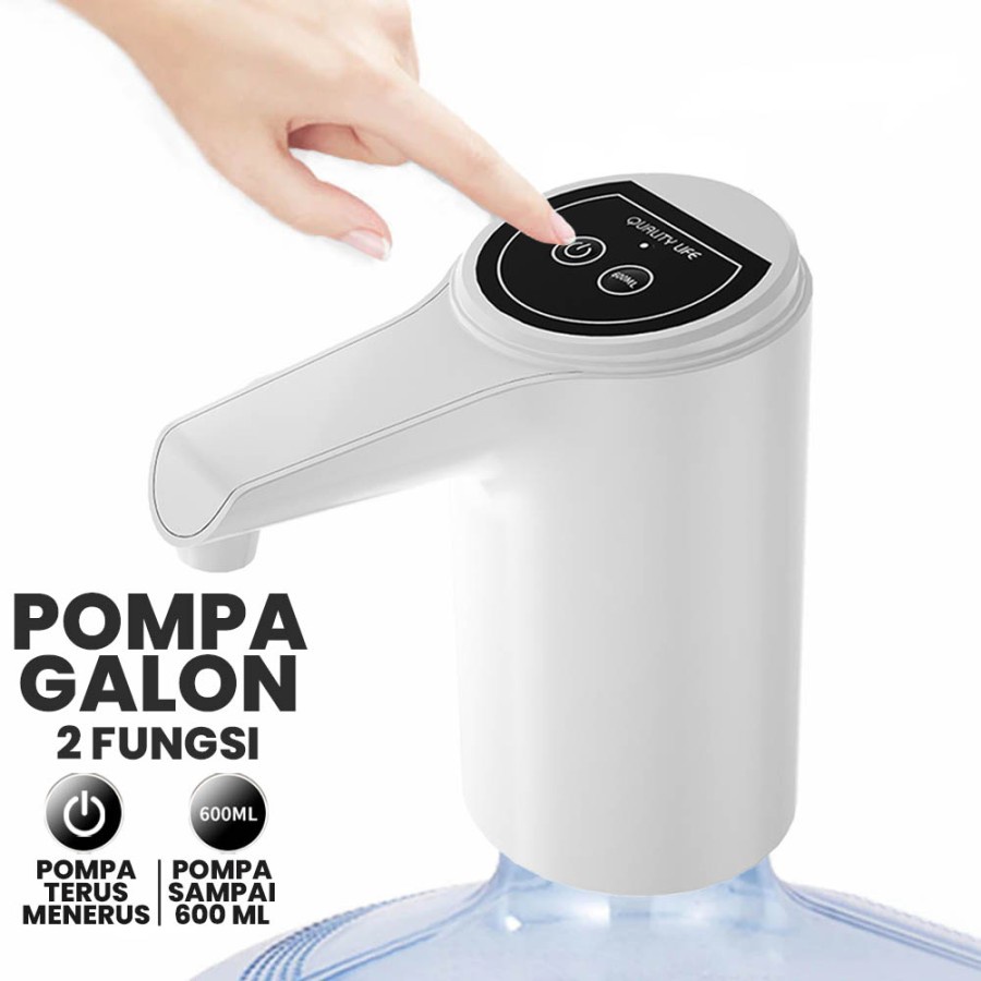 Jual Pompa Galon 2 Tombol 600 Ml Dan On/Off - Air Minum Galon Elektrik ...