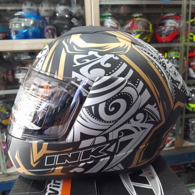 Jual helm INK CL MAX seri8 fulface batik | Shopee Indonesia
