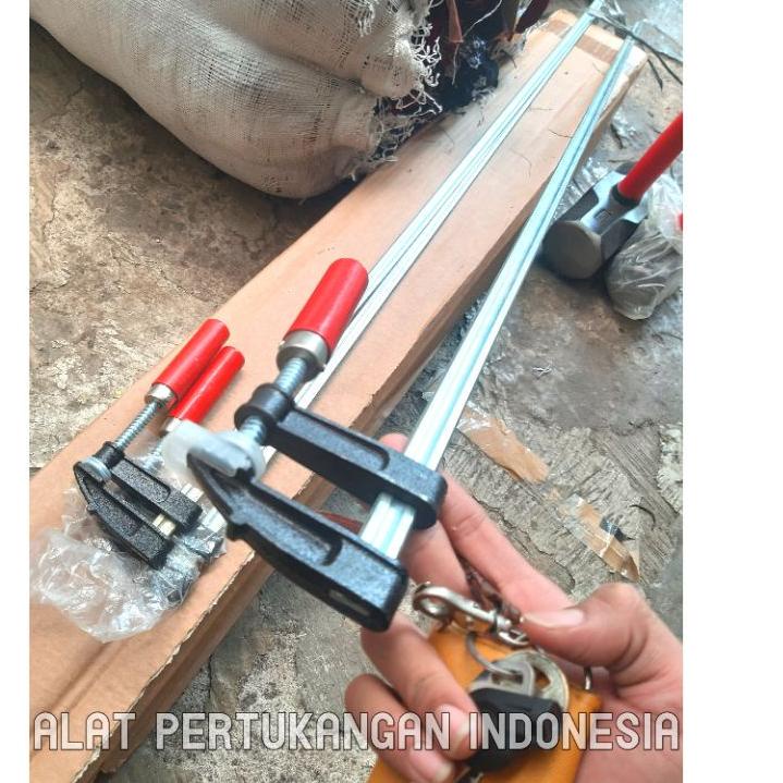 Jual Alat Penjepit Catok Press Papan Jepit Kayu Klem F Clamp Clam Clem