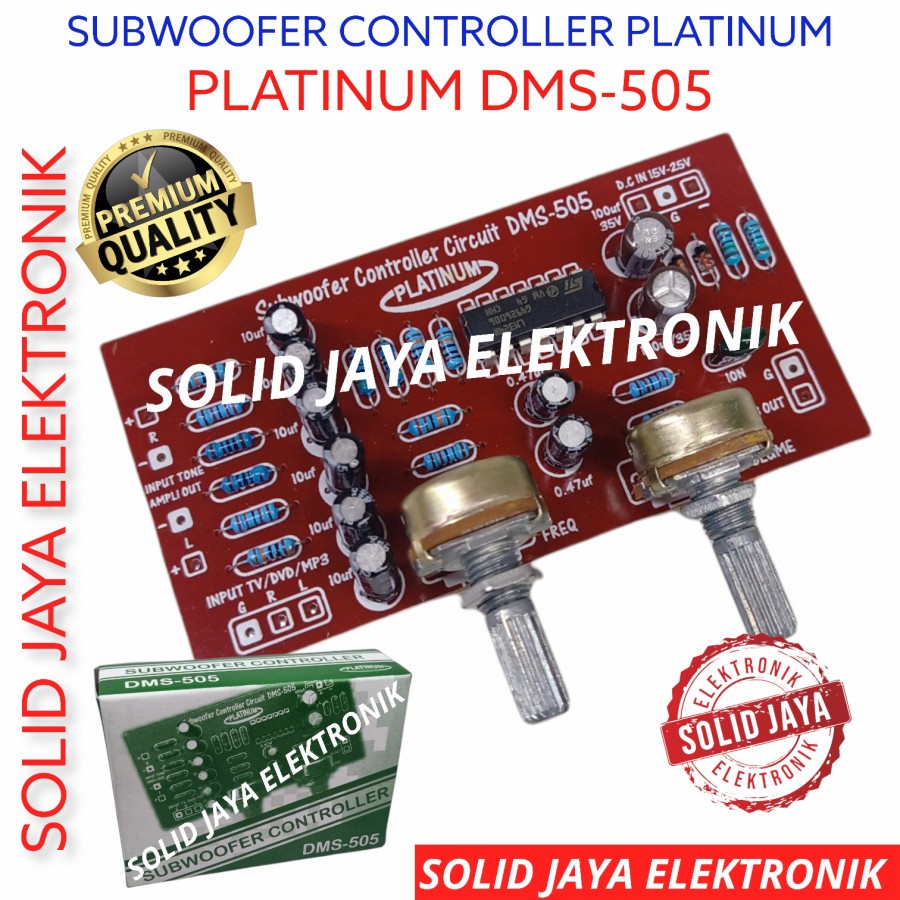 Jual KIT TONE CONTROL SUBWOOFER 2.1 SUB LOW PRE AMP PREAMP LOW DMS505 ...