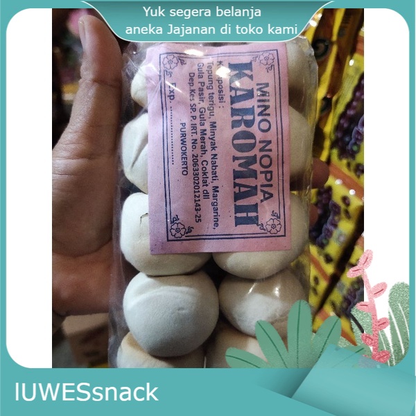 Jual Mino nopia isi 10pcs-camilan -makanan ringan-kue -roti-pia kering ...