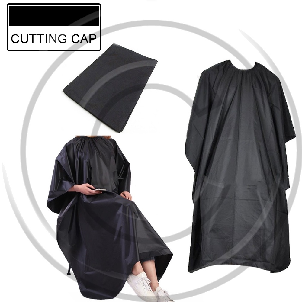 Jual Kain Kep Gunting Rambut / Kip Parasut Hitam Polos Pangkas Rambut ...