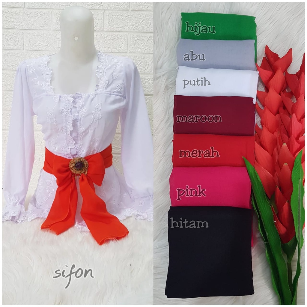 Jual Selendang Bali / Selendang Sifon / Senteng | Shopee Indonesia