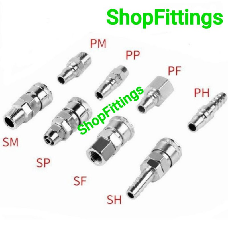 Jual Kopler Kupler Cupler Air Quick Coupler SF SH SM SP PF PH PM PP 20 ...