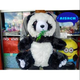 Jual BONEKA PANDA RUMPUT HITAM PUTIH panda DUDUK | Shopee Indonesia