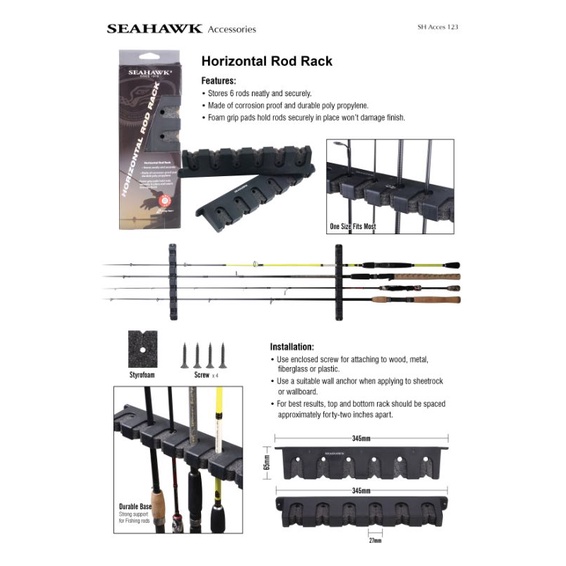 Jual Rack Joran Dingding Seahawk Rod Rack | Shopee Indonesia