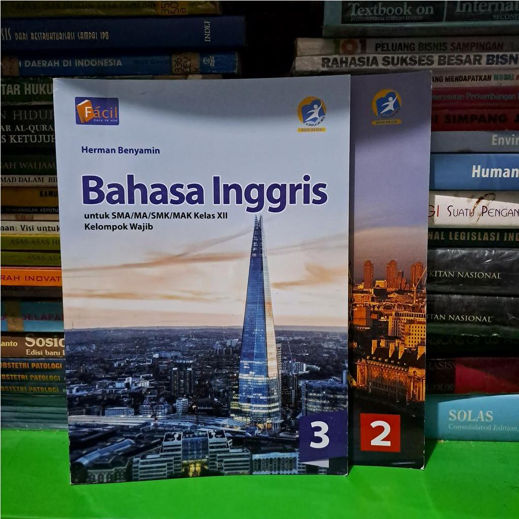 Jual BUKU BEKAS BAHASA INGGRIS KELAS 1/2/3 SMA FACIL KURIKULUM 2013 ...