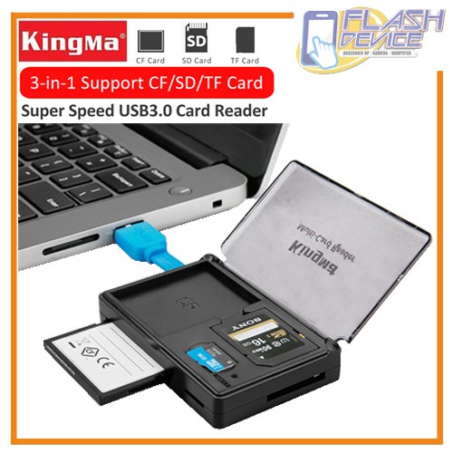 Jual Multi Card Reader KINGMA USB 3.0 Multi Card Reader KINGMA USB 3.0 ...