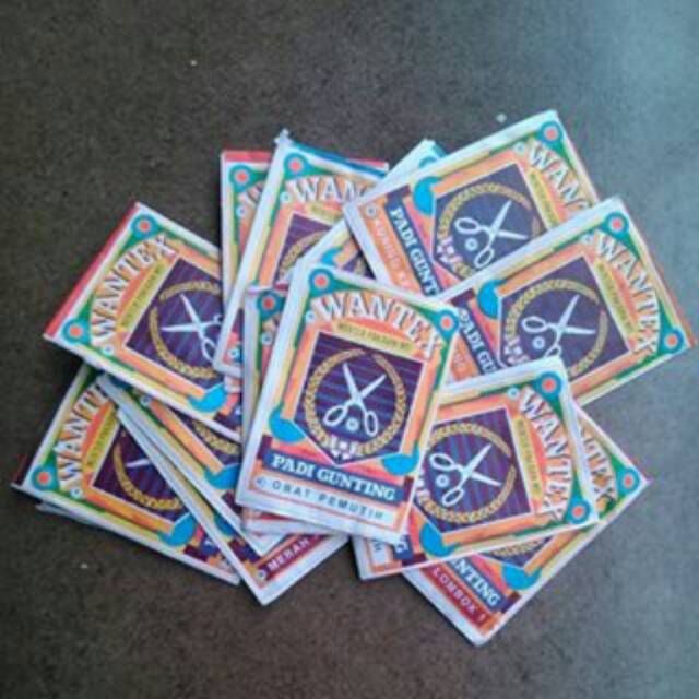 Jual Pewarna Kain / Pakaian Wantex Pakaian / Wantex Cap Padi Gunting ...