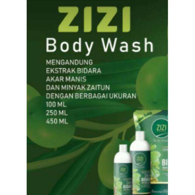 Jual Zizi Body Wash 250ml Sabun Ekatrak Daun Bidara Shopee Indonesia