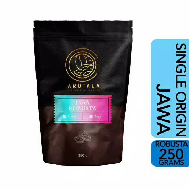 Jual ARUTALA Kopi Jawa Robusta Java Coffee 100% Kopi Indonesia 250 gram ...