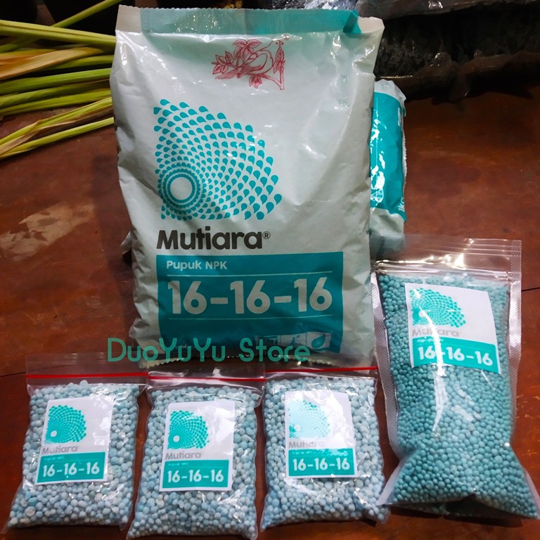 Jual Pupuk NPK Mutiara 16 16 16 Repack 100 Gr Meroke | Shopee Indonesia