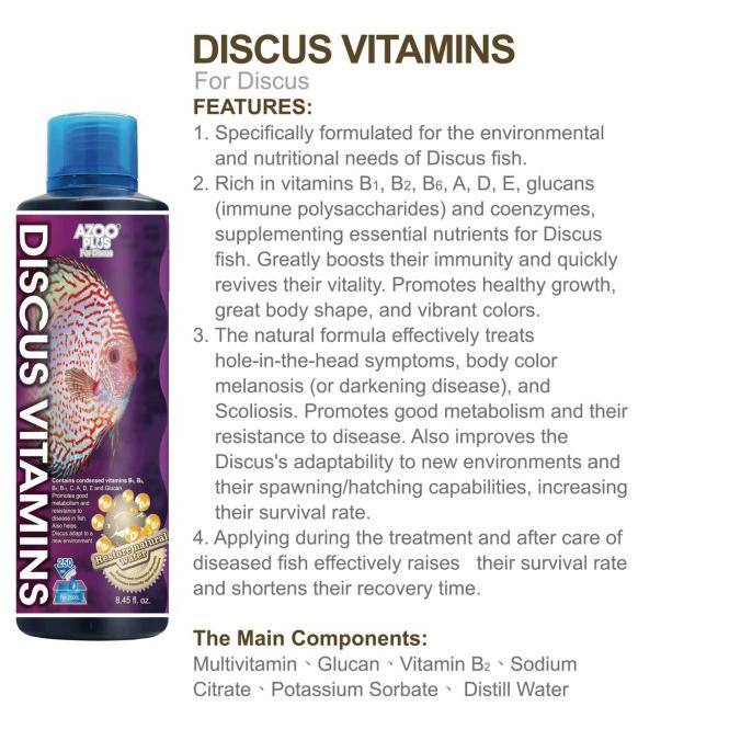 Jual AzooPlus Discus Vitamins 500ml (Aditif Untuk Discus) Shopee