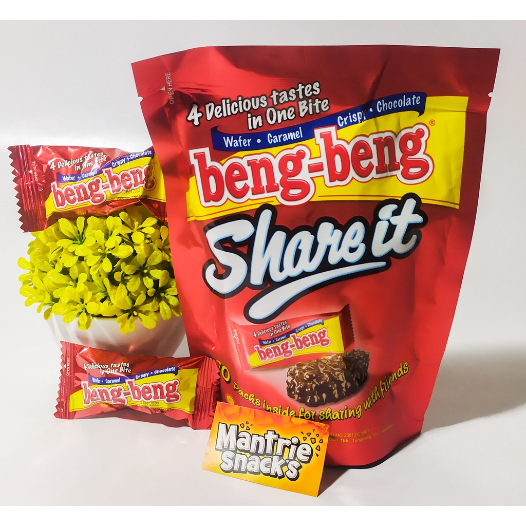 Jual Makanan Ringan Biskuit Snack Beng Beng Share It Festive Isi 10pcs ...