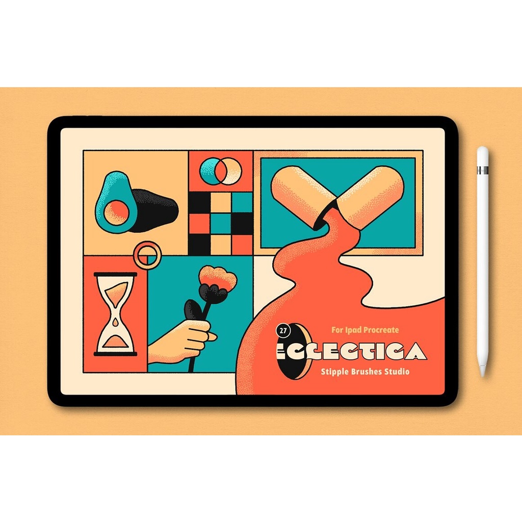 Jual Procreate Brush - Eclectica Stipple Brushes Studio | Shopee Indonesia