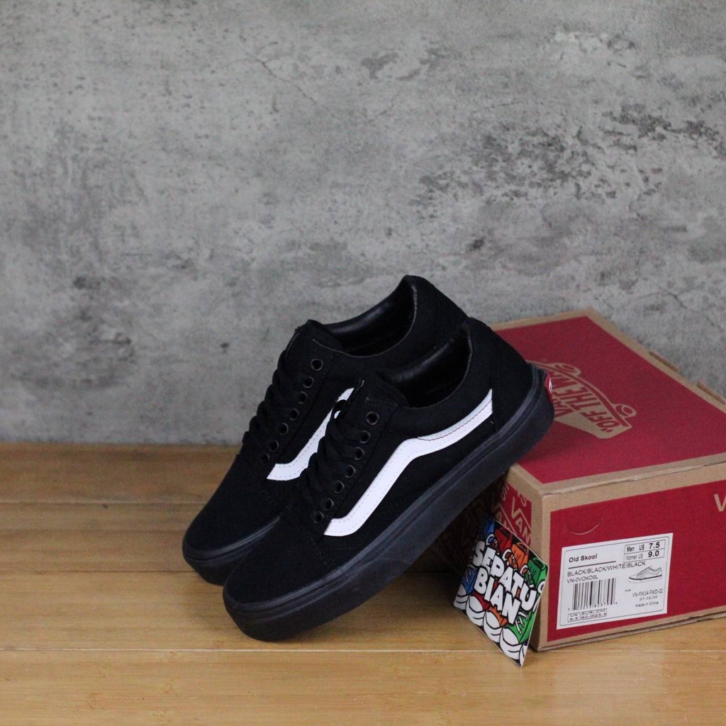 Sepatu vans clearance old school hitam