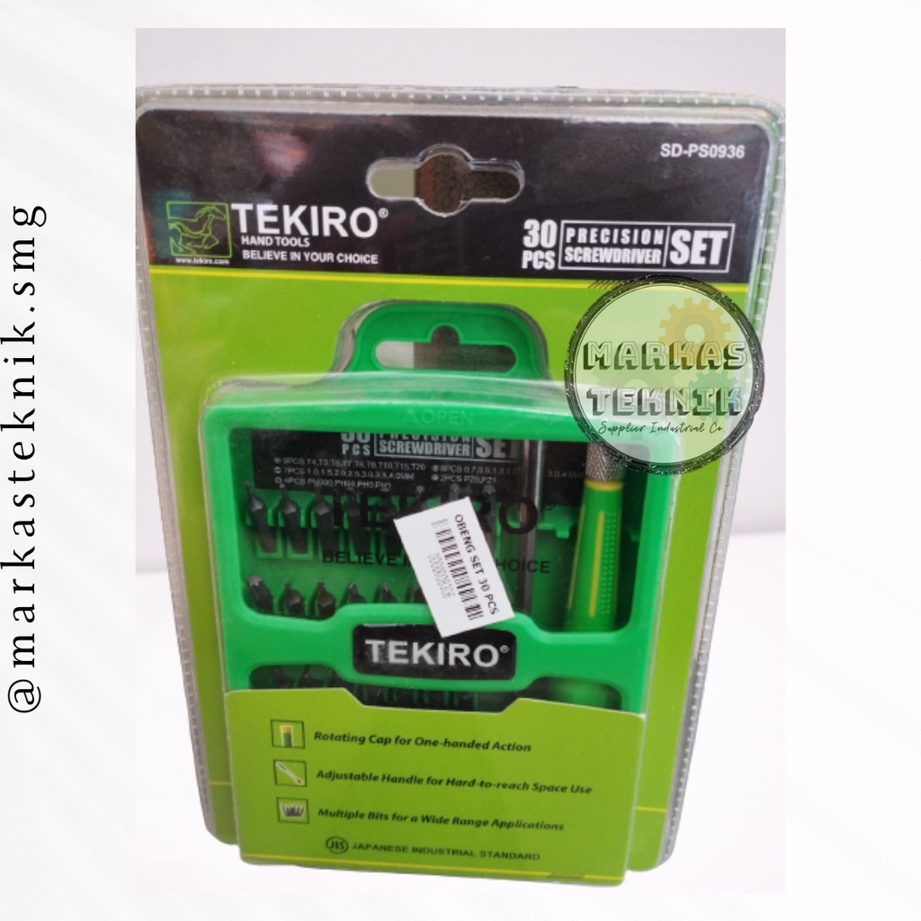 Jual Tekiro Perangkat Obeng Presisi Set Obeng Screwdriver Set Shopee